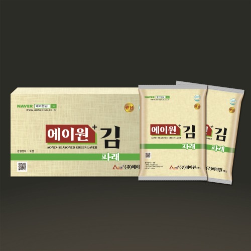 에이원 전장 김 선물세트 (18g x 20봉) 광천 재래김 파래김 밥도둑 김