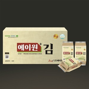 에이원 식탁 김 선물세트 (11g x 24봉) 광천 재래김 파래김 밥도둑 김